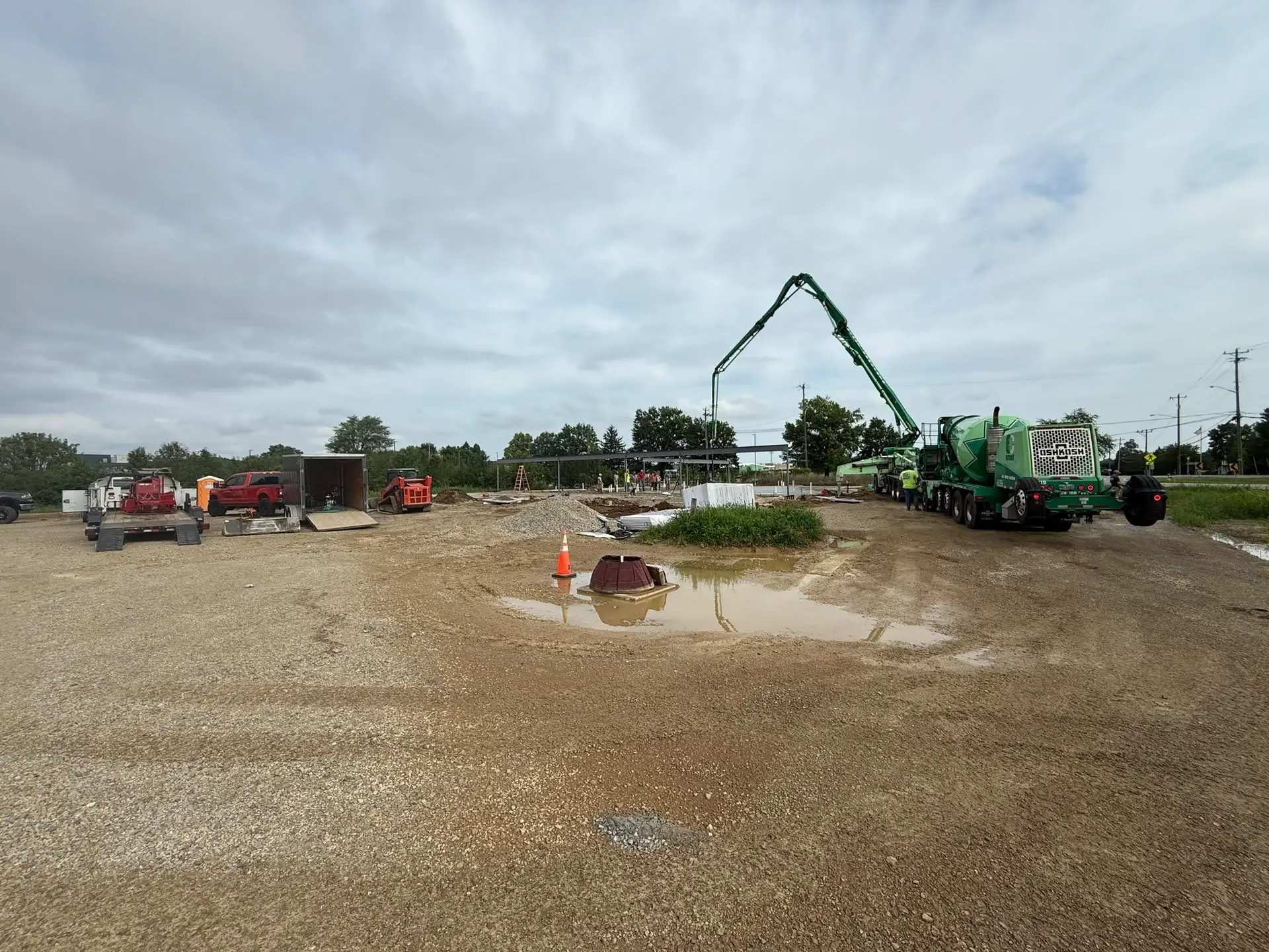 Harrison Pediatric Dentistry project site before construction