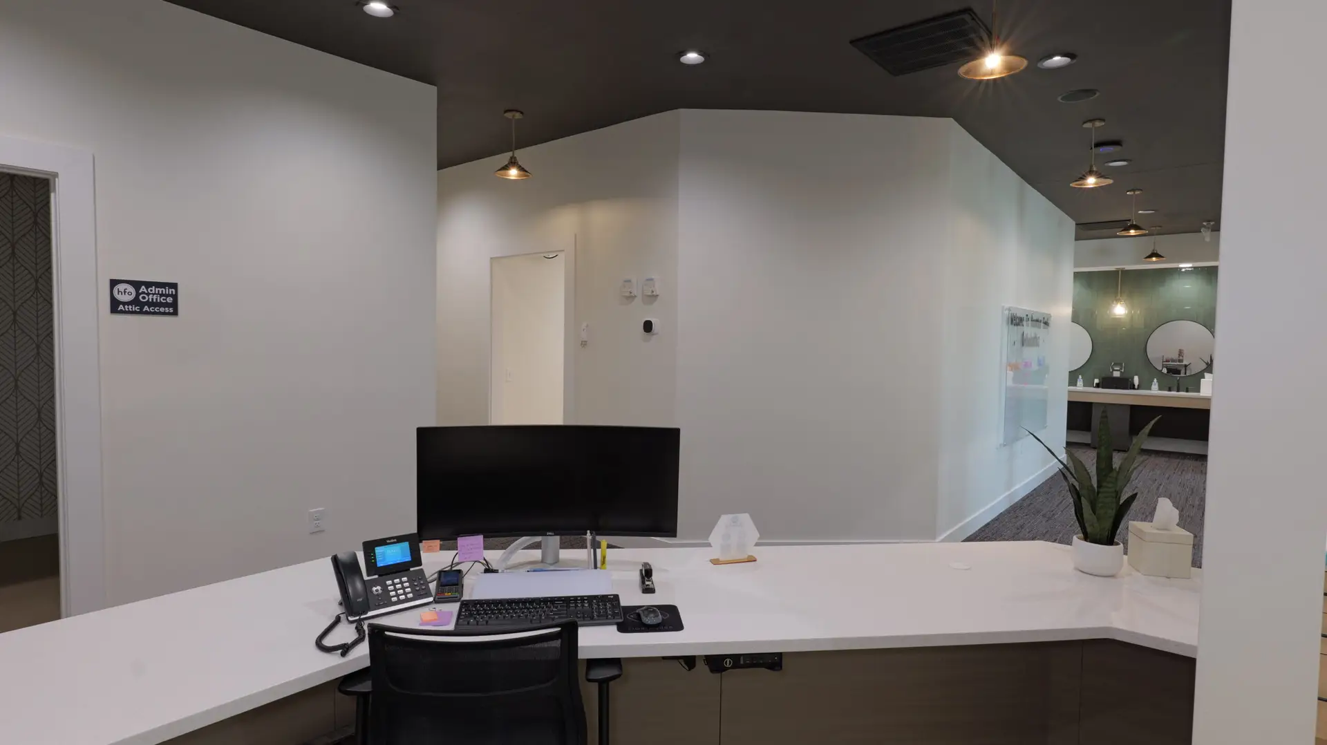 Reception area at Haverkos Family Orthodontics